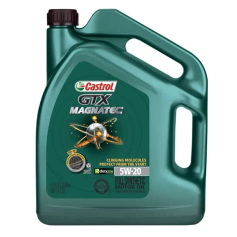 Castrol 03063 Gtx Magnatec 5w 20 Full Synthetic Motor Oil Green 5