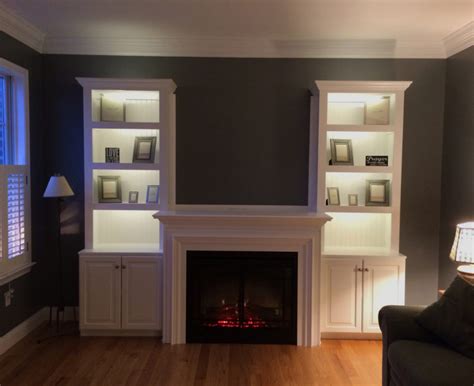 Bookcase Lighting Switched Outlet System Inspired Led