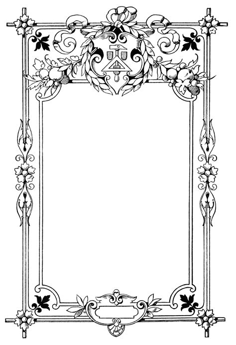 Ornate Vintage Frame ~ Free Clip Art Old Design Shop Blog