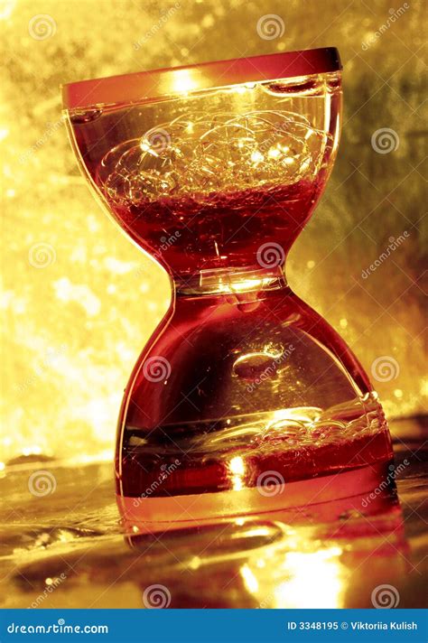 Hourglass In Golden Color Royalty Free Stock Photo Image 3348195