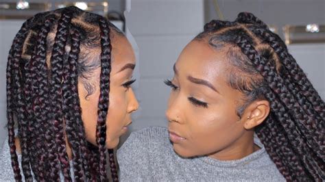 Knotless braids started gaining popularity last year, but they may not be a trend; How to DIY Jumbo Knotless Braids : 2 Easy Methods ( No ...