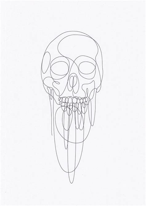 Skeleton Line Drawing At Explore Collection Of