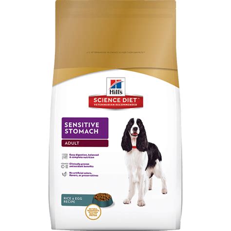 The main benefit of wet dog food for sensitive stomachs is relief from tummy issues. Hill's™ Science Diet™ Adult Sensitive Stomach Dog Food - dry