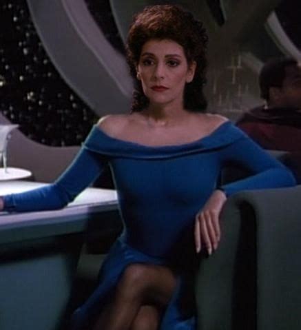 Counselor Deanna Troi Marina Sirtis Star Trek Crew Star Trek Tv
