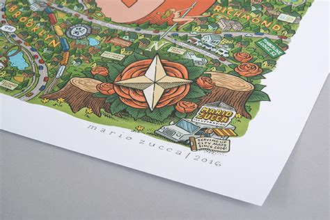 Illustrated Map Of Portland Or On Behance