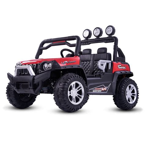 Kids Toys Big Size Jeep 2 Seater With Mobile App And 6 Motors For Kids