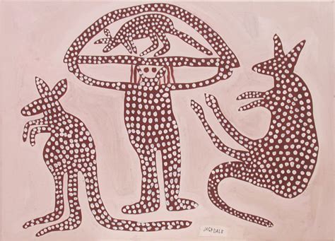 Barro Yarda Totem Djunba By Jack Dale At Aboriginal Art Directory