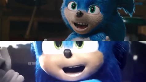 3 Sonic Movie Scenes With The Old One And The New Youtube