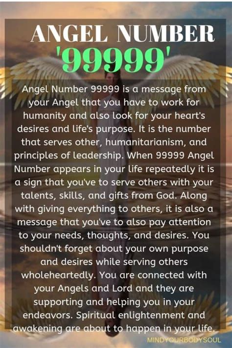 99999 Angel Number And It's Meaning - Mind Your Body Soul