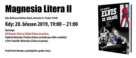 Magnesia litera is an annual book award held in the czech republic since 2002 the prize covers all literary genres in eight genre categories prose poetry. Magnesia Litera II - Jiří Kamen — Nakladatelství Argo