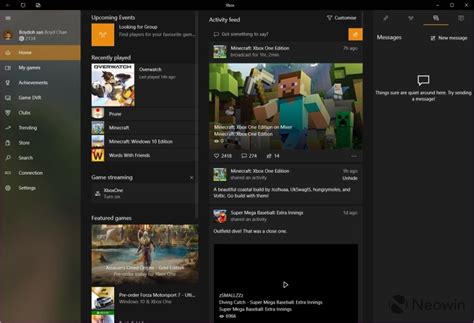 Xbox App For Windows 10 Receives A Taste Of Fluent Design
