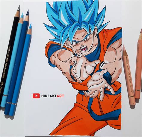 Do you like this video? My drawing of Super Saiyan Blue Goku from Dragon Ball Super :)