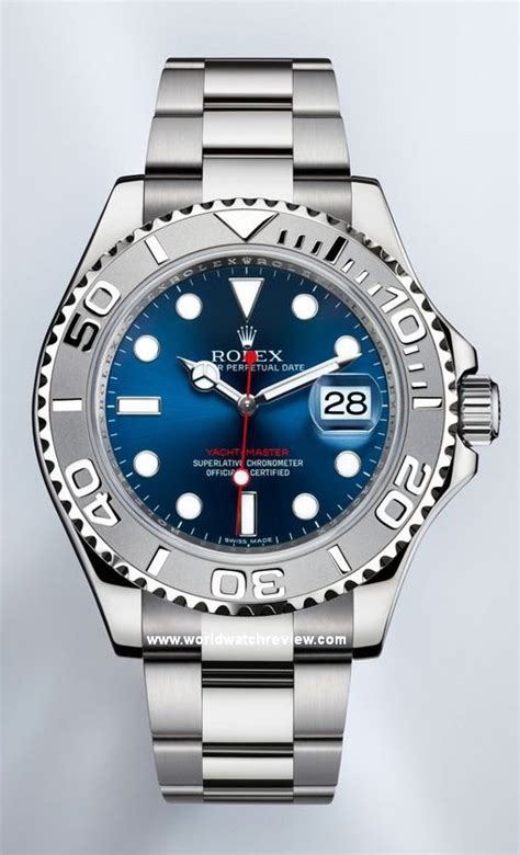 Rolex Oyster Perpetual Yacht Master Blue Dial In Rolesium Ref