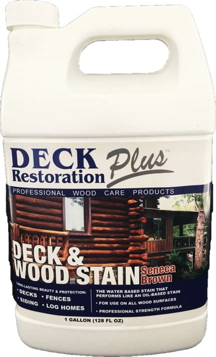 Deck Restoration Plus Deck And Wood Stain Seneca Brown Free Shipping O