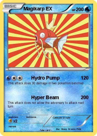 Pokémon Magikarp Ex 36 36 Hydro Pump My Pokemon Card
