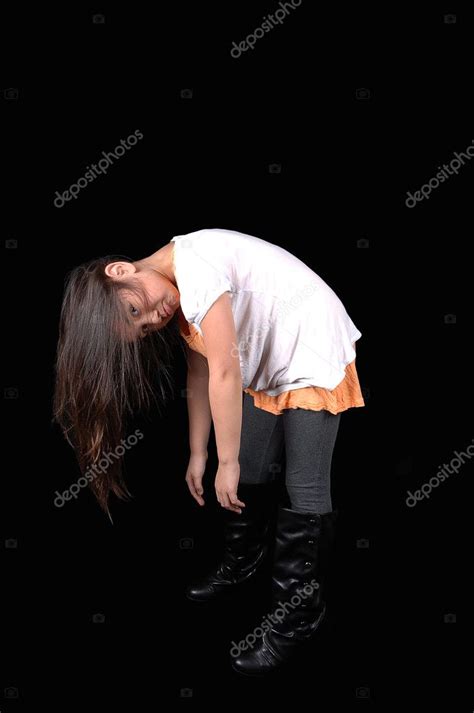 Girl Bending Over — Stock Photo © Sucher 5151452