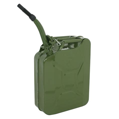 Zeny 5 Gallon 20l Jerry Can Gasoline Fuel Can Steel Gas Tank Emergency