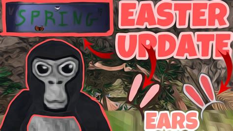 easter has finally came to gorilla tag new cosmetics spring update youtube
