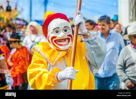 Latacunga Ecuador Septiembre 28 2018 Un Desfile Durante La Fiesta