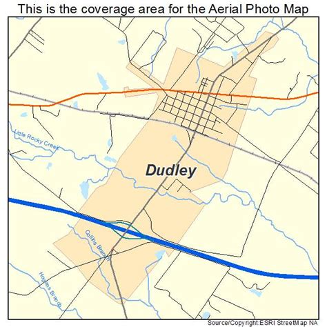 Aerial Photography Map Of Dudley Ga Georgia