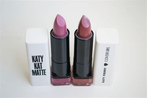 covergirl katy kat matte lipsticks 2 shades swatches and review aquaheart