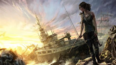 Tomb Raider Lara Croft Game HD Wallpaper 12 Visualização | 10wallpaper.com