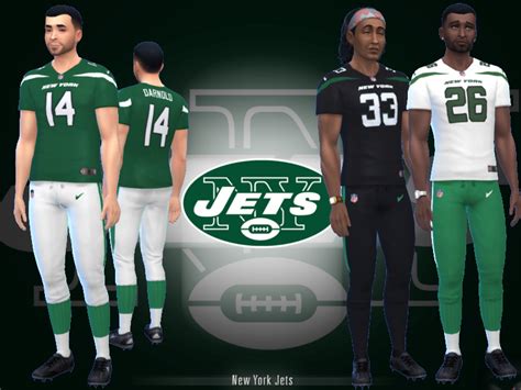 The Sims Resource New York Jets Uniform Fitness Needed