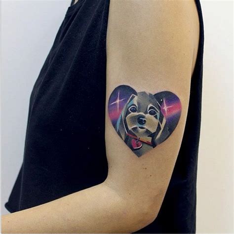 Sasha Unisex Tattoos Sasha Unisex Dog Tattoos Animal Tattoos Heart