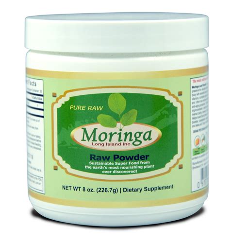 Organic Moringa Powder 8 oz | Zildek Nutrition png image