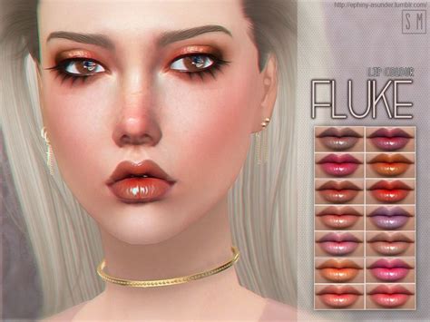 Just A New Glossy Lip Colour For Sims Found In Tsr Category Sims 4
