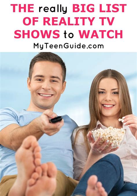 The Really Big Reality Tv Shows List To Watch Reality Tv Reality Tv