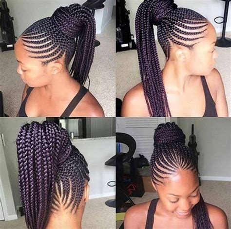 When you check out your hairline in the mirror and there's less there than you expected, perhaps it's time to change your hairstyle. Schöne Straight Up Braids Frisuren 2018 Inspiration - Neu ...