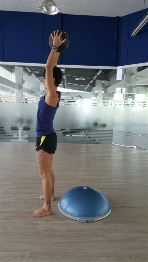 Wod Workout Of The Day Bosu Ball Crunches Myanmore