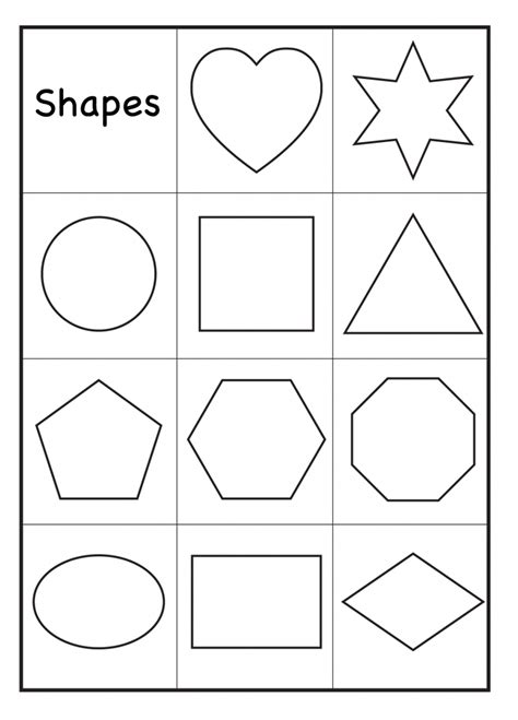 Color By Shapes Worksheets Activity Shelter