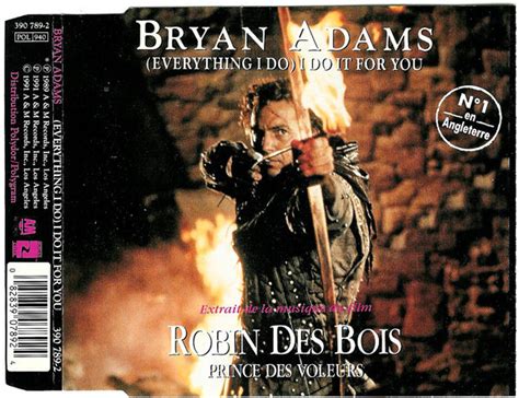 Bryan Adams Everything I Do I Do It For You 1991 Cd Discogs