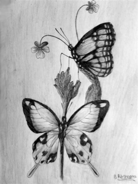 Helping kids inspire me, so i started a drawing tutorial blog. 14+ Eye Catching Butterfly Drawings | Design Trends ...