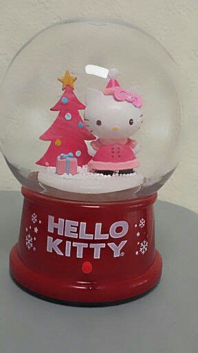 Hello Kitty Musical Christmas Snow Globe Musical Christmas Snow