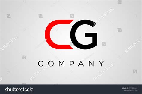 Cg Letter Logo Design Vector Stock Vector Royalty Free 1793301043