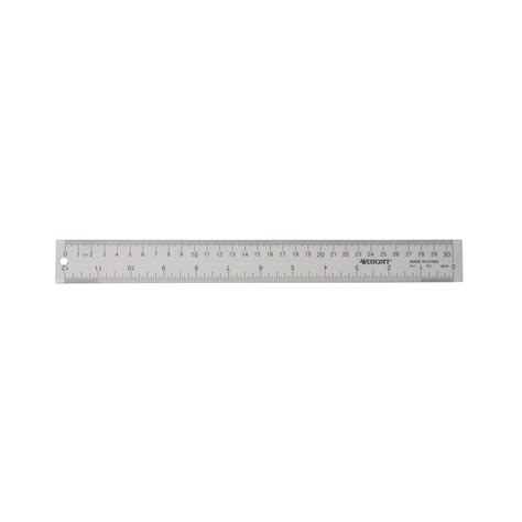 Westcott 12 Office Desk Acrylic Ruler Clear Grand And Toy