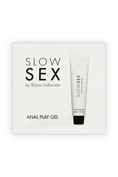 Bijoux Slow Sex Anal Play Gel Single Dose