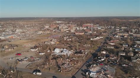 First Step Of Rebuilding Mayfield Kentucky Tornado Ravaged Town Cbs Com