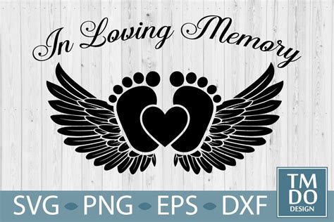 In Loving Memory Svg Rip Baby Svg Graphic By Tmdodesign · Creative Fabrica