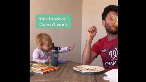 Mom Teaches Baby Girl How To Get Hearing Impaired Dad S Attention In