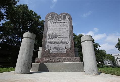 Ten Commandments Statue