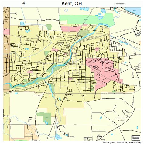 Kent Ohio Street Map 3939872