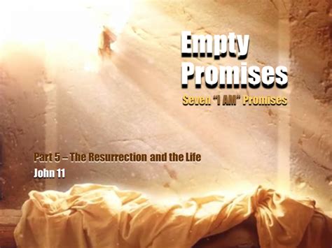 Easter Series Empty Promises Wellspring Community Church