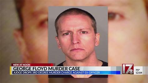 Third Degree Murder Charge Dropped In George Floyd Case Youtube