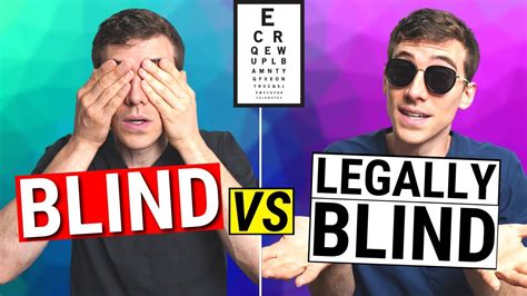 Blind Vs Legally Blind What Is Legal Blindness Youtube
