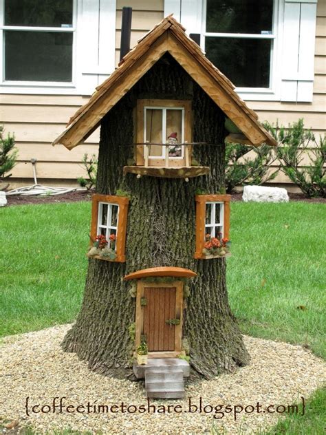 Coffee Time To Share Gnome House For Rent Fairy Tree