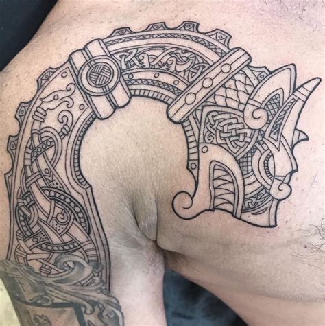 Viking Tribal Tattoos Viking Dragon Tattoo Celtic Tattoos For Men